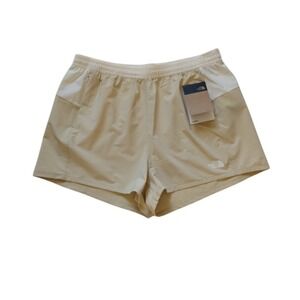 The North Face Wander Shorts 2.0 Women's L‎ GRAVEL/WHITE Flash Dry Standard Fit